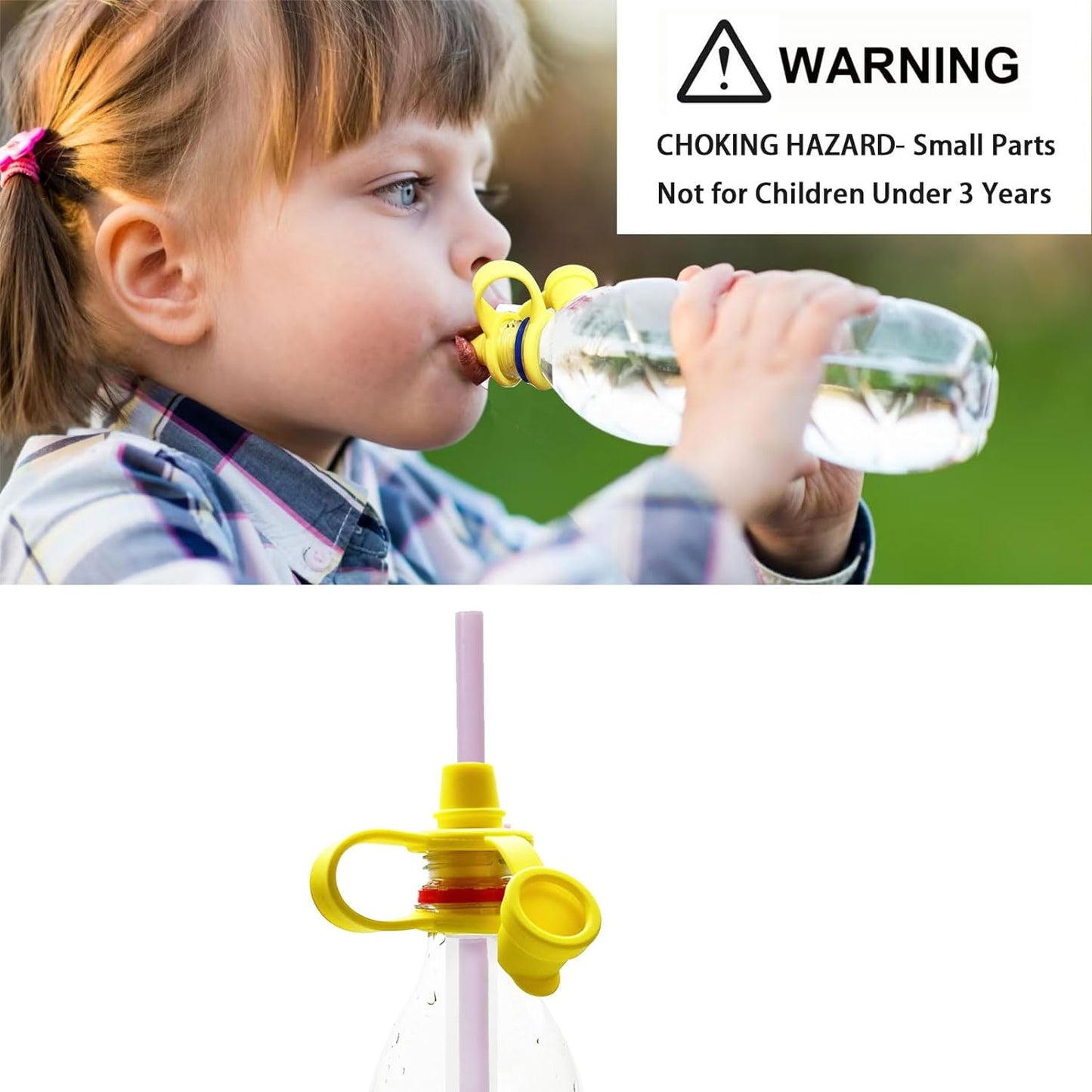 No Spill Silicone Bottles Top Spout for Toddlers, Water Bottle Topper for Toddlers, Water Bottle Spout Adapters, Protects Kids Mouth, 5 Pack (Upgraded) - Design Studios Direct