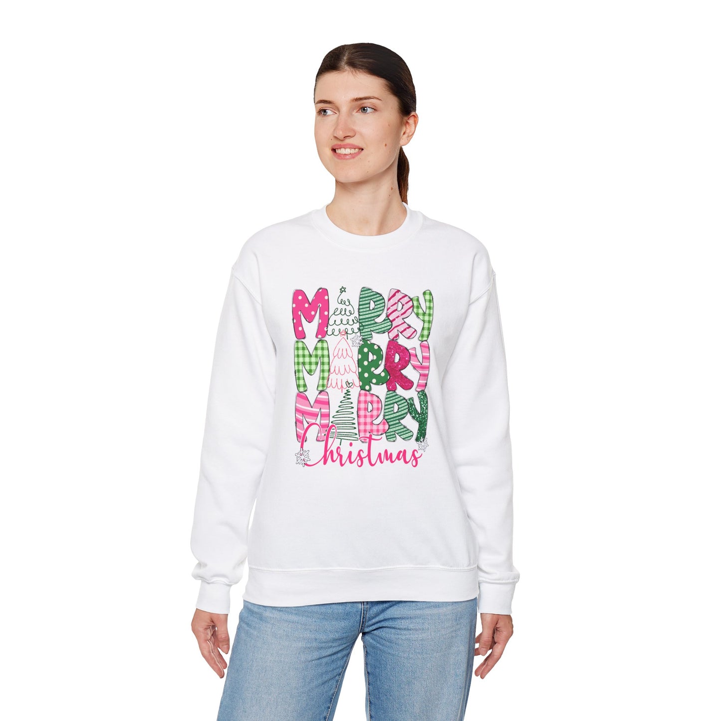 Christmas Tree Merry Sweatshirt - Design Studios Direct