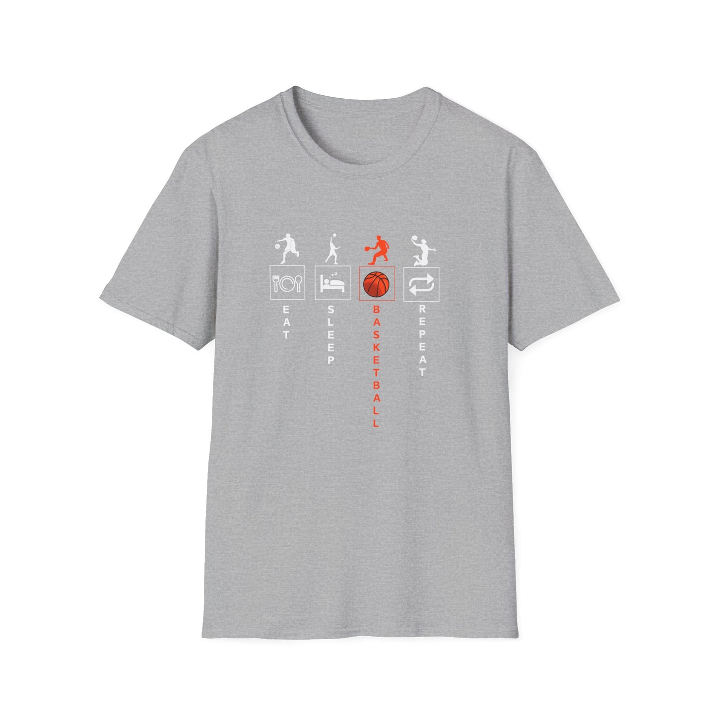 EAT SLEEP BASKETBALL REPEAT -T Shirt