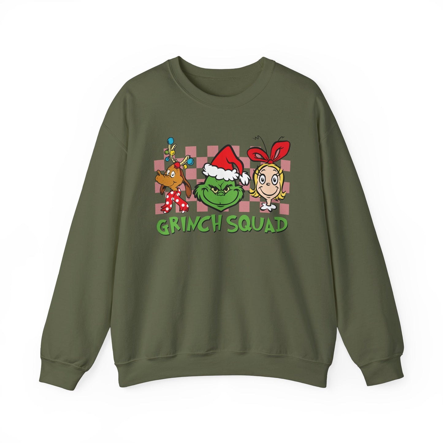 Grinch Squad Crewneck Sweatshirt - Design Studios Direct