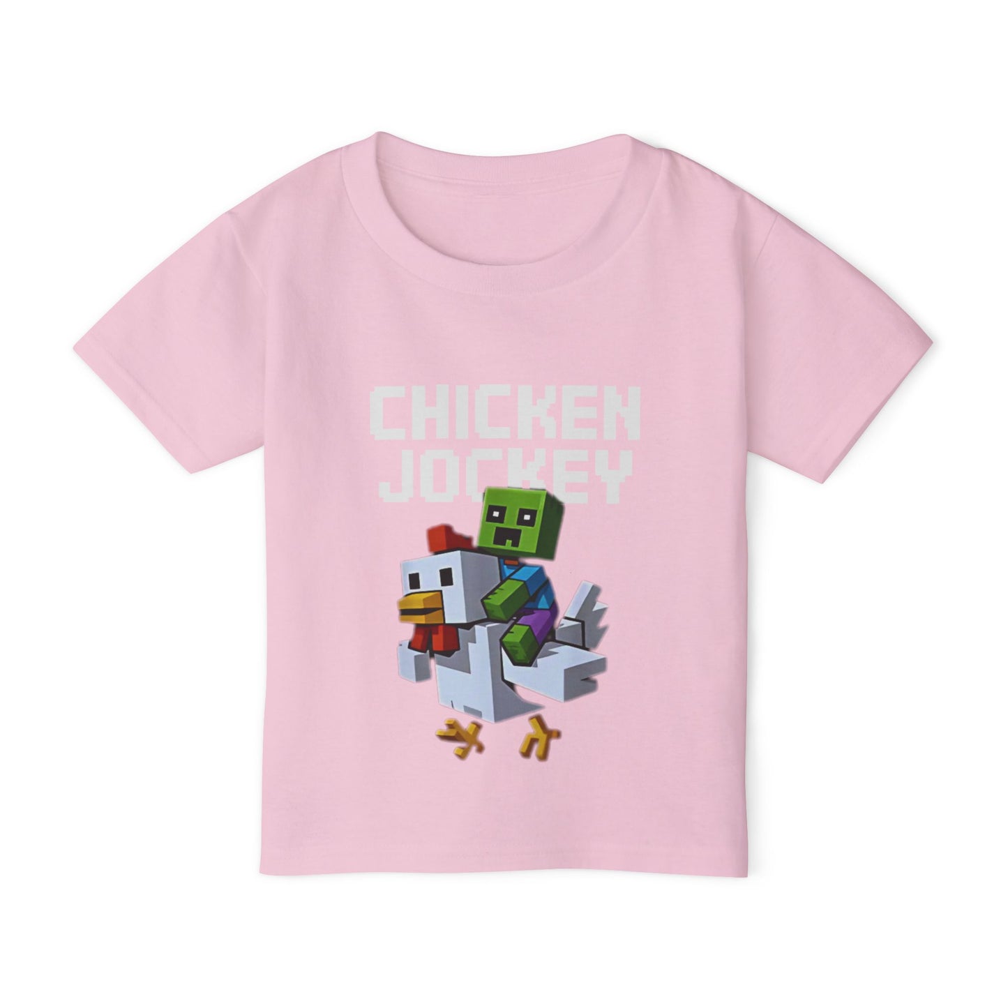 Funny Chicken Jockey Toddler T-Shirt - Cute Gaming Tee for Kids