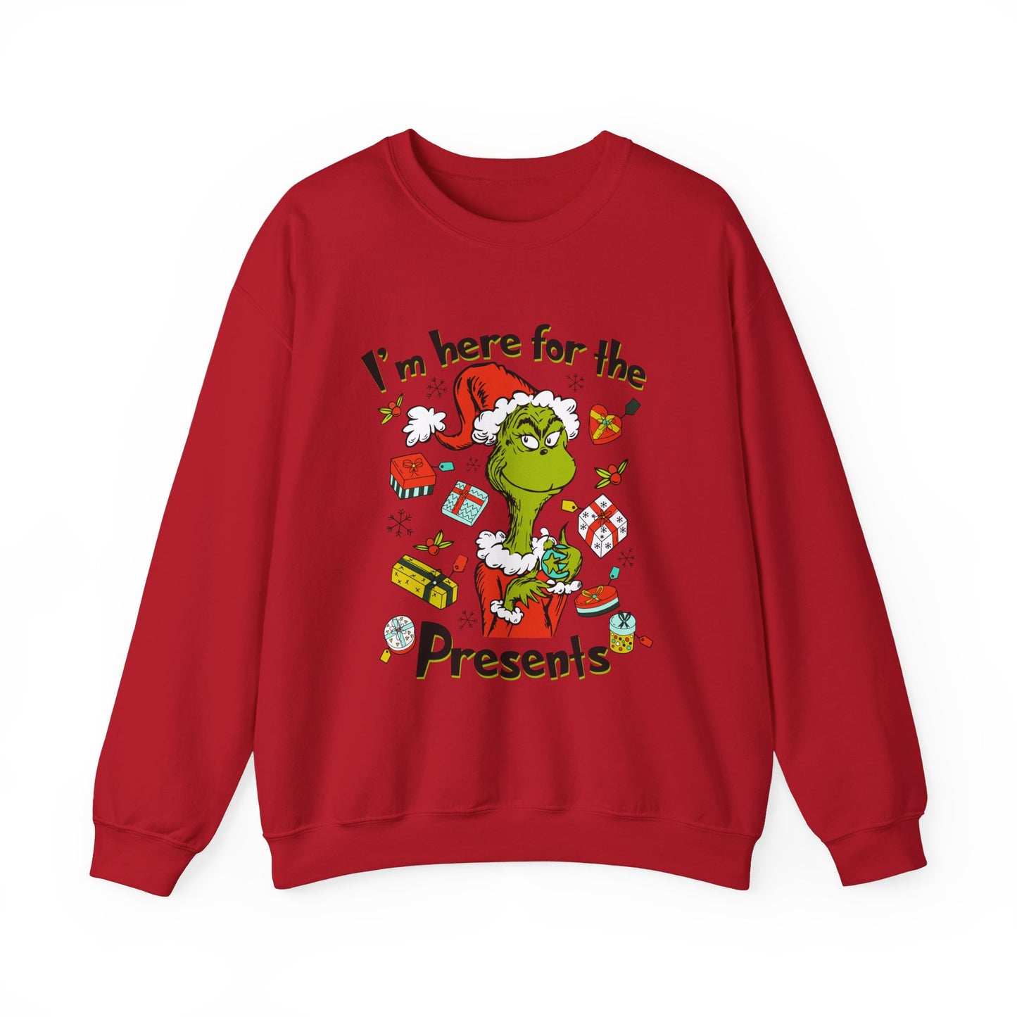 I'm Here Christmas Sweatshirt - Design Studios Direct