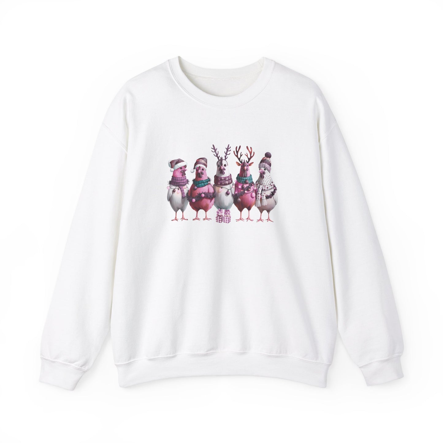 Christmas Chicken Sweatshirt - Design Studios Direct