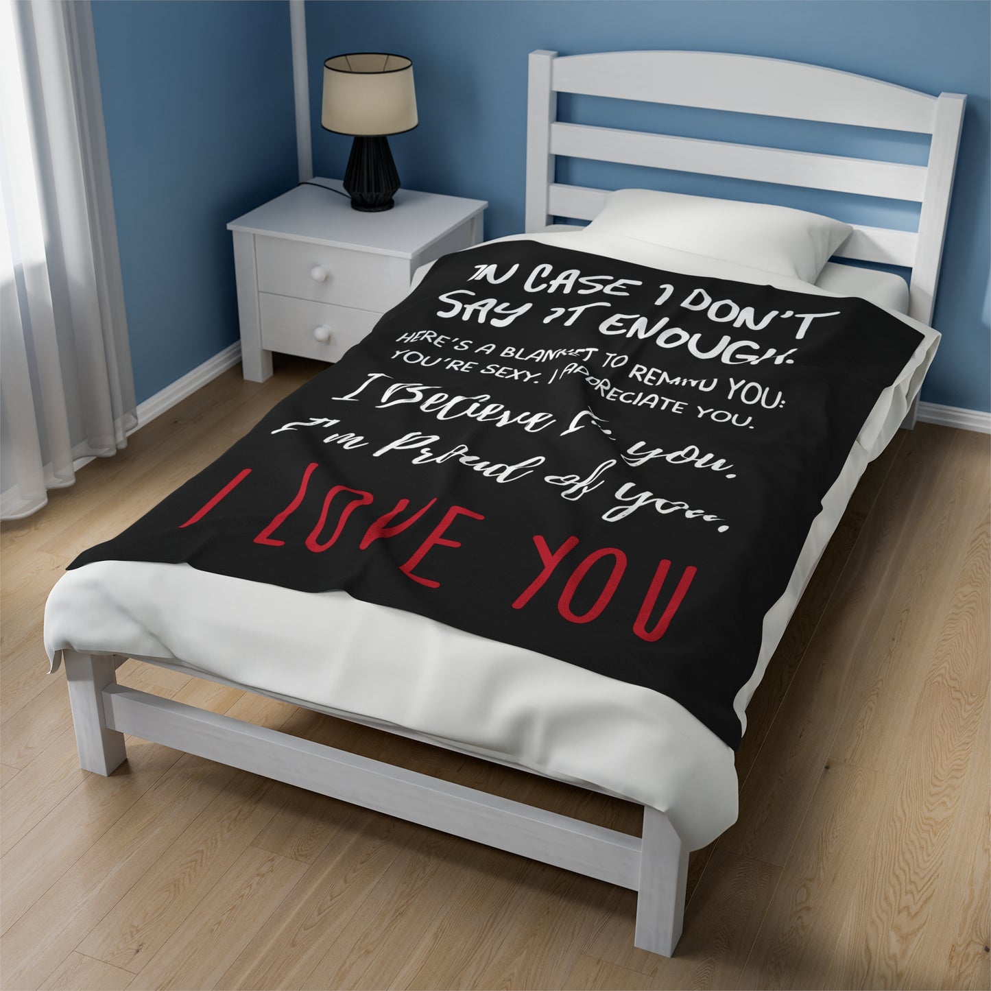In Case I Don't Say It Enough Blanket - Design Studios Direct