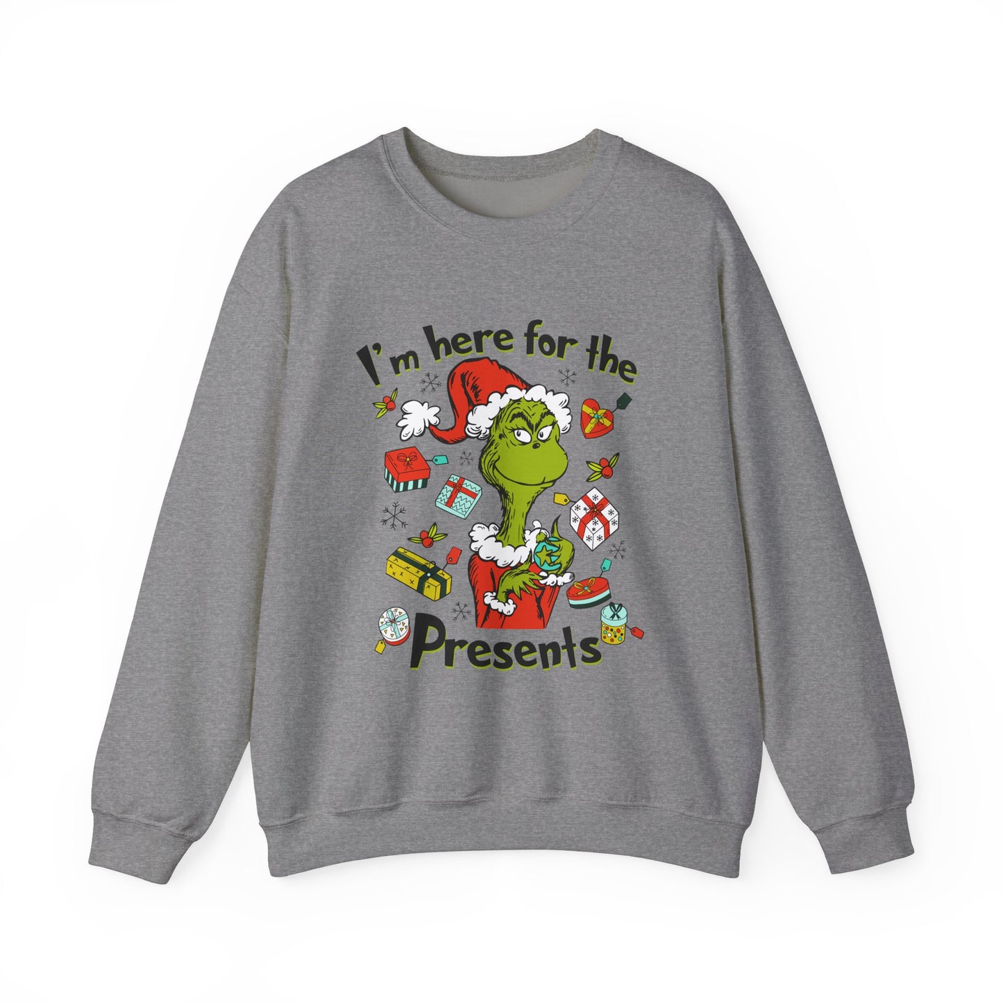 I'm Here Christmas Sweatshirt - Design Studios Direct