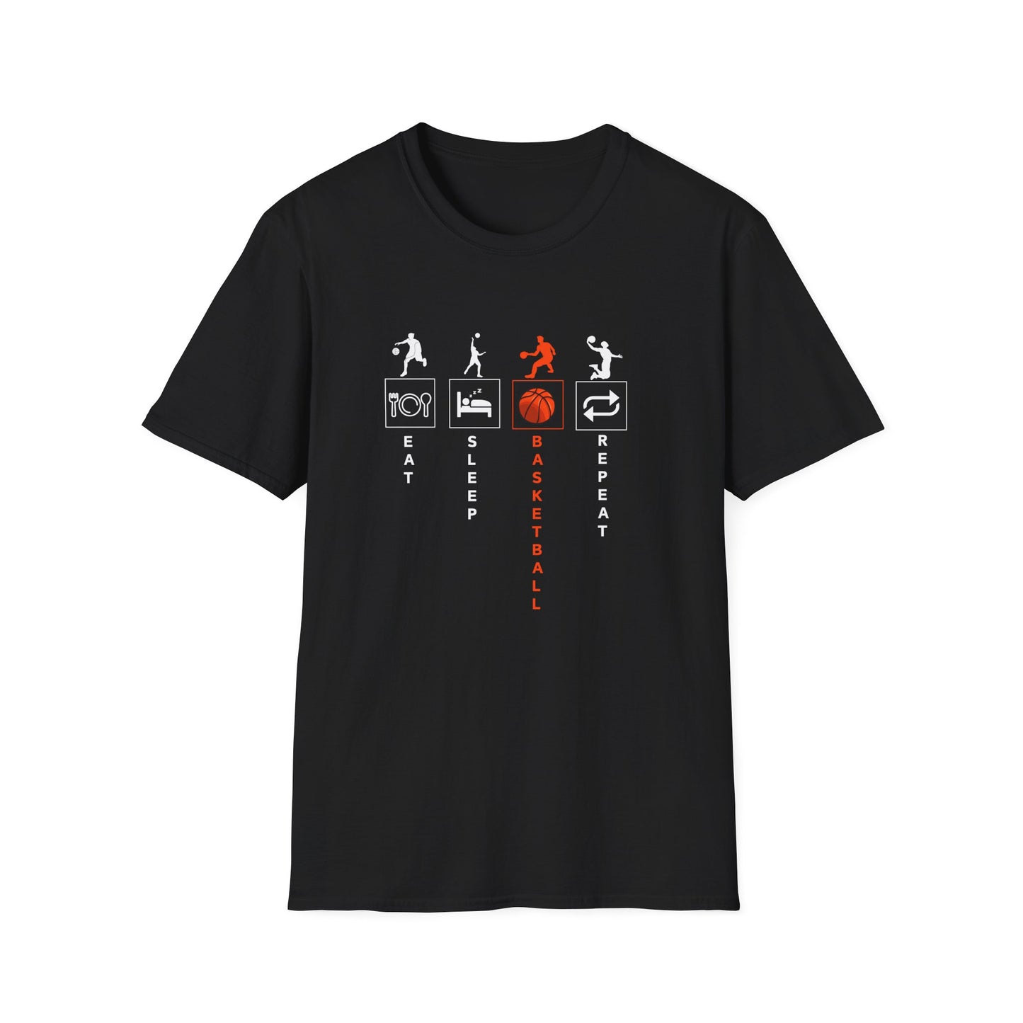 EAT SLEEP BASKETBALL REPEAT -T Shirt