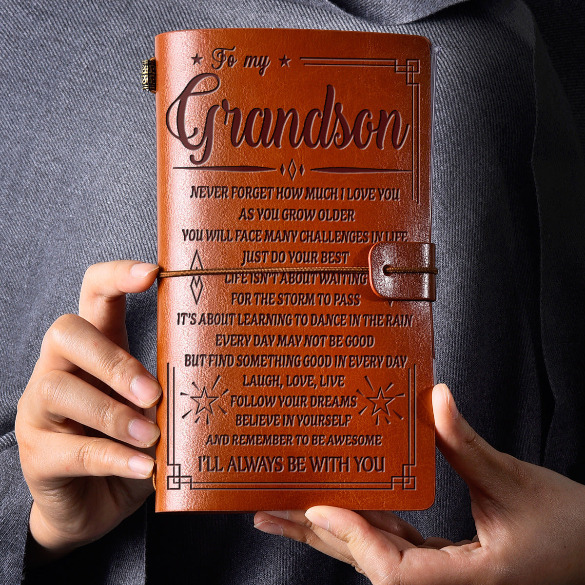 Leather Hand Book Business Note Book - Design Studios Direct