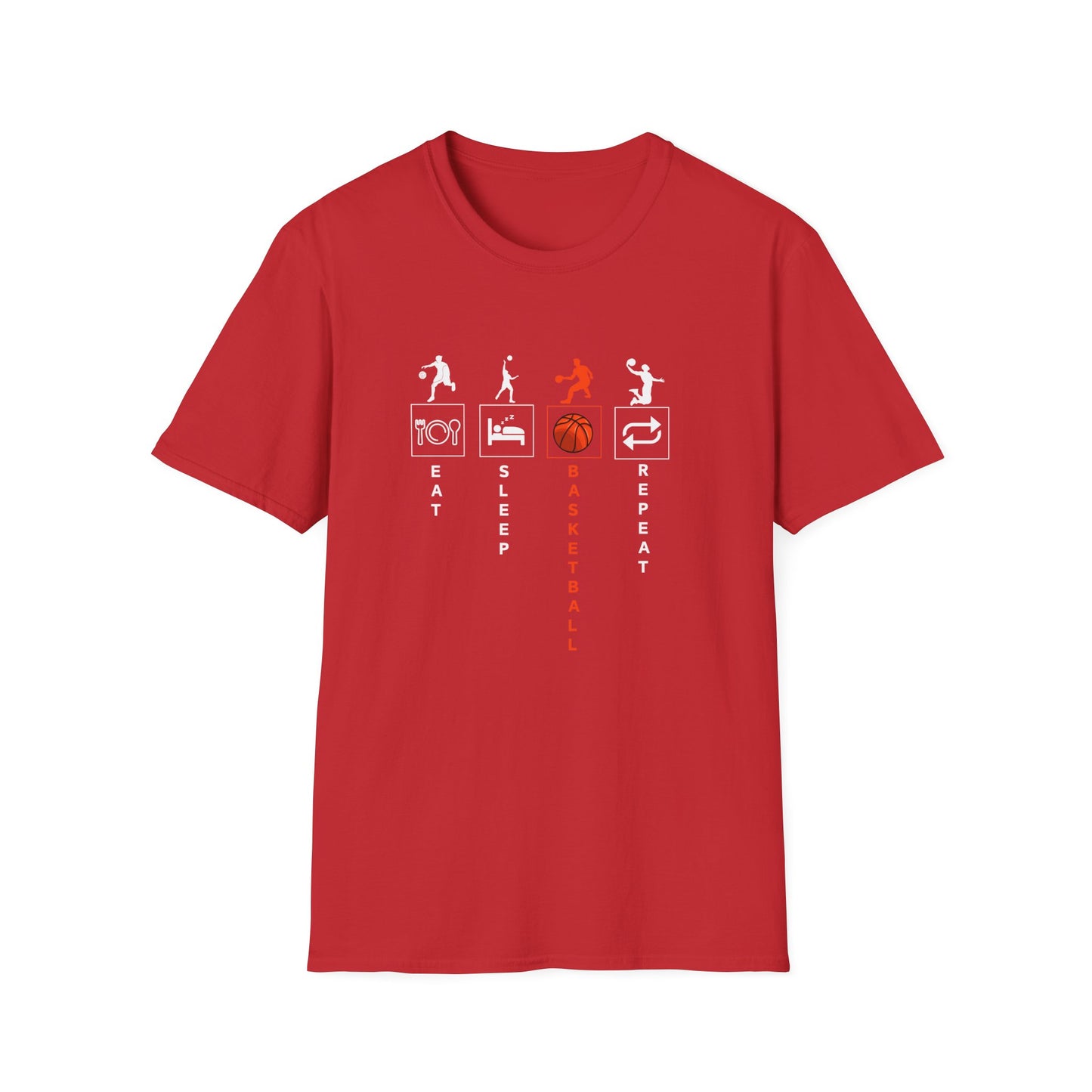 EAT SLEEP BASKETBALL REPEAT -T Shirt