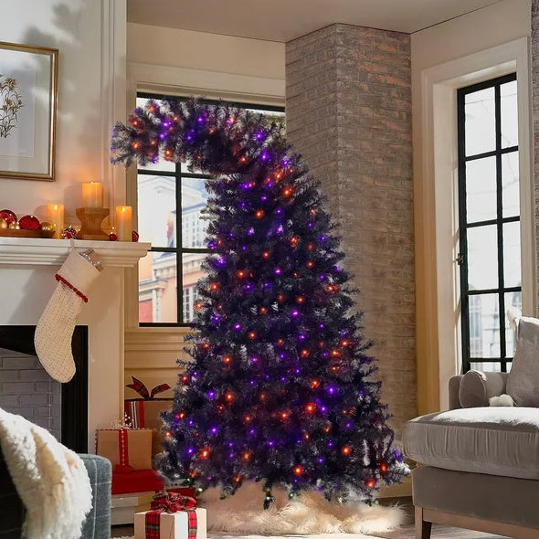 6FT Artificial Fir Bent Top Grinch Style Christmas Tree with 300 LED Lights - Design Studios Direct