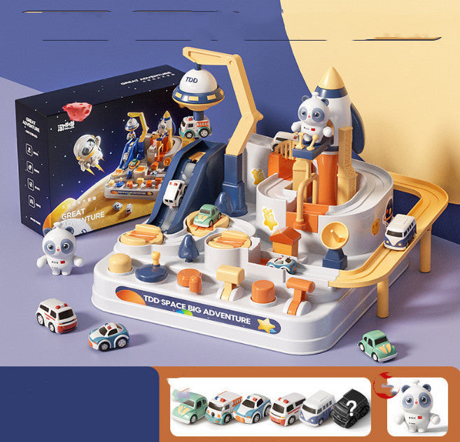 Puzzle Car Track Train Boys And Girls Toys Car Track Kids Toy - Design Studios Direct