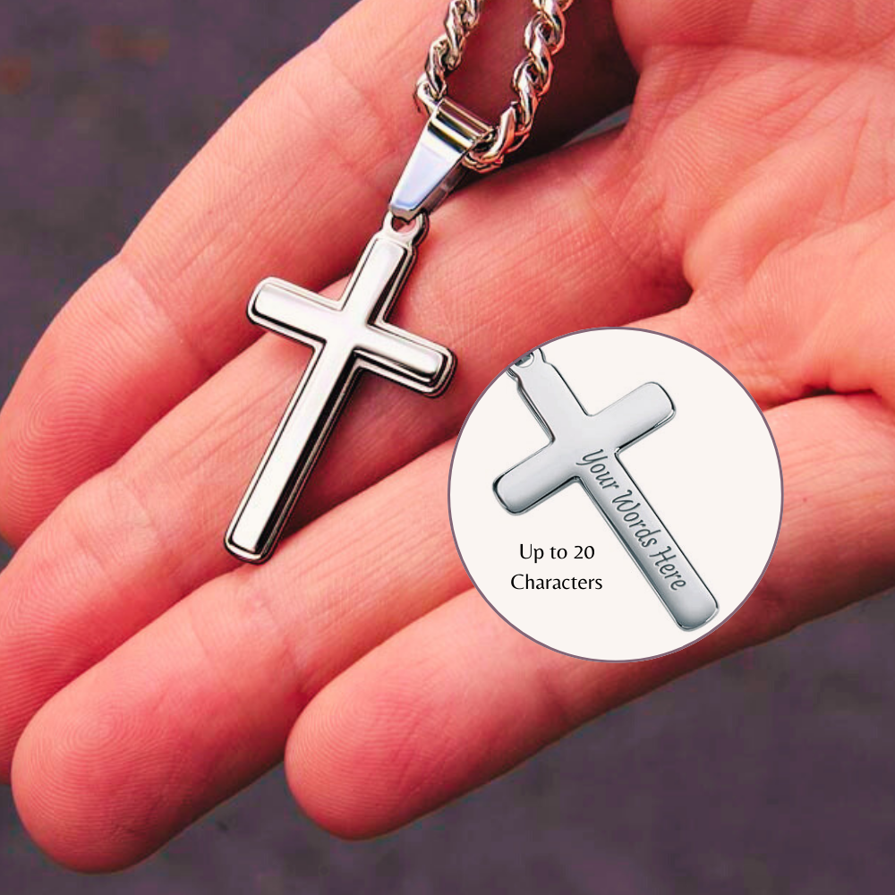 My Amazing Son - Personalized Engraving Cuban Cross Necklace