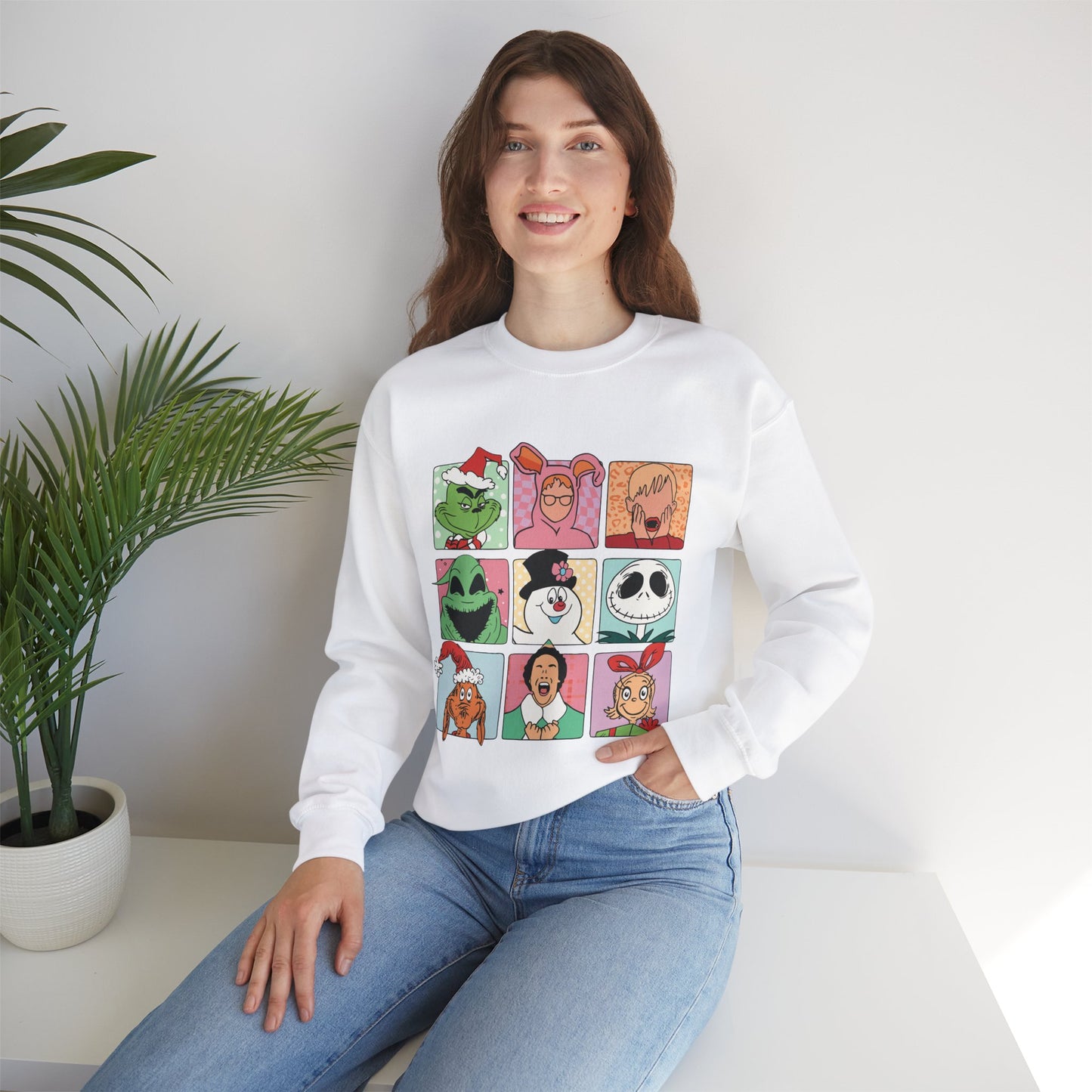 Christmas Classic Movies Crewneck Sweatshirt - Design Studios Direct