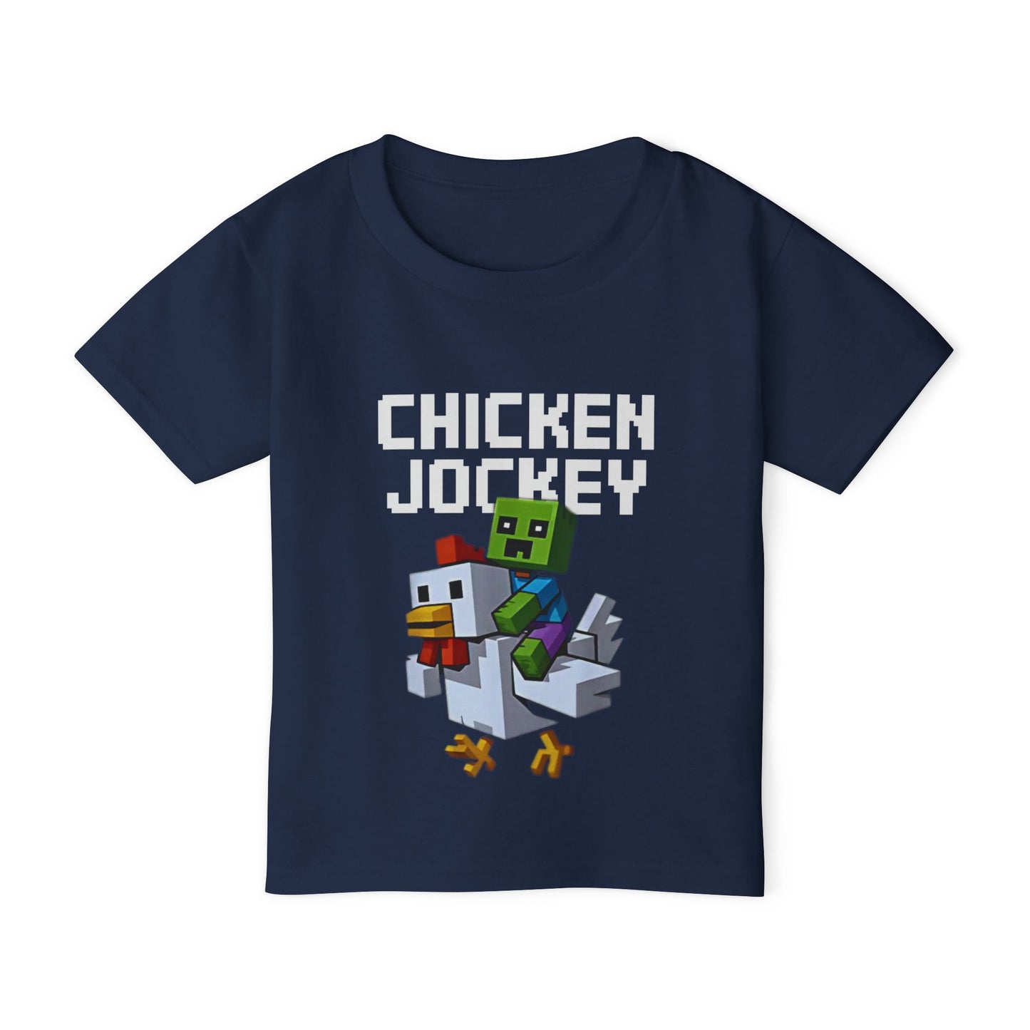 Funny Chicken Jockey Toddler T-Shirt - Cute Gaming Tee for Kids
