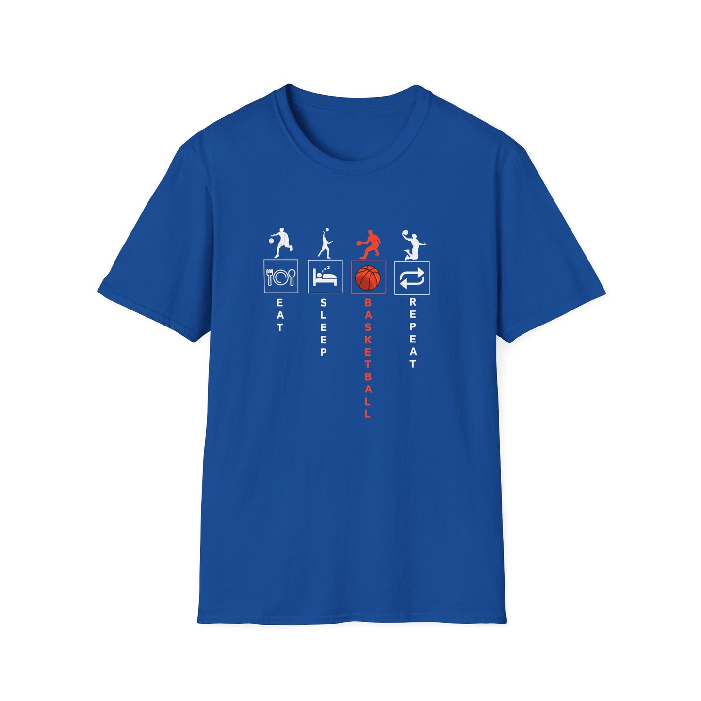 EAT SLEEP BASKETBALL REPEAT -T Shirt