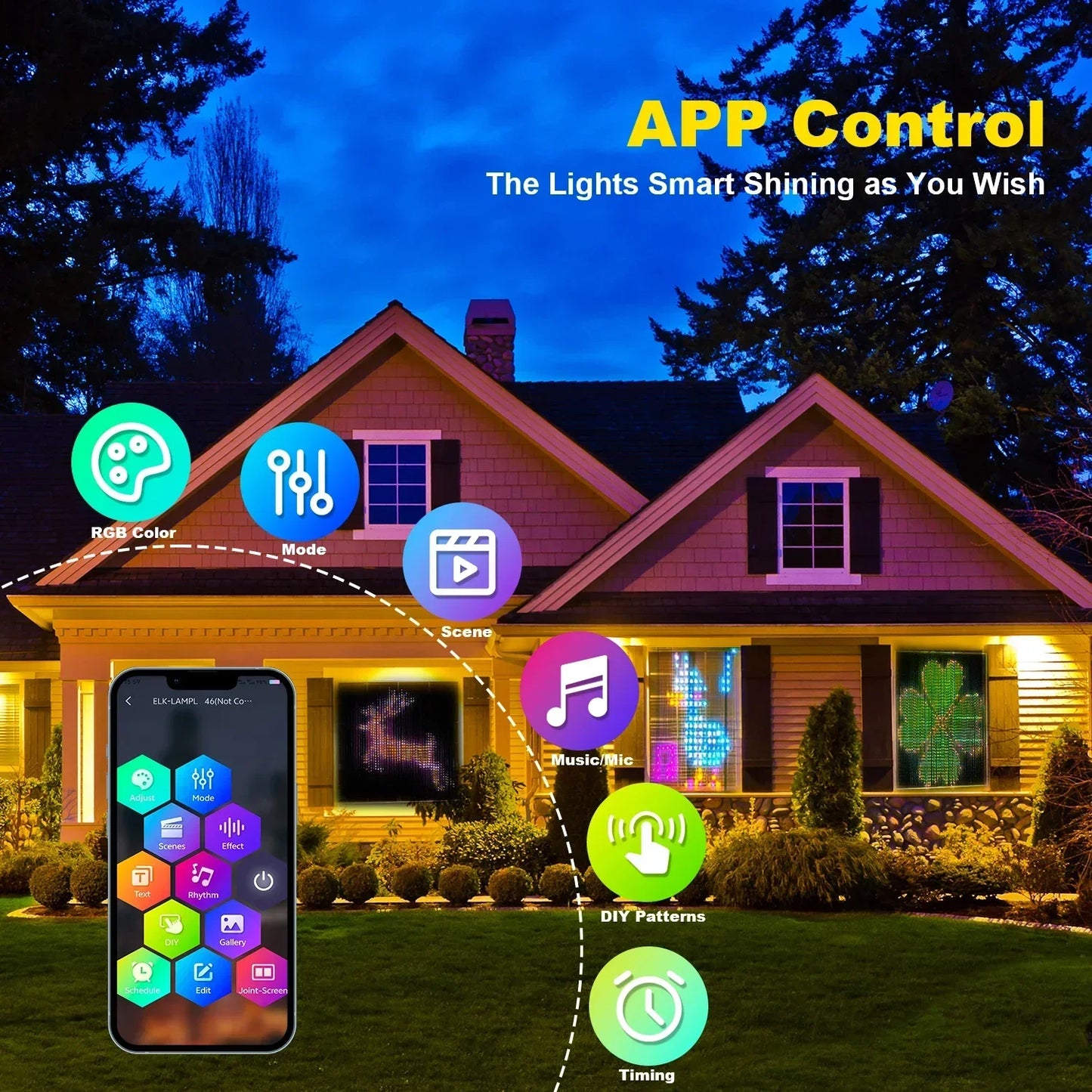 LED String Lights | Smart Curtain Lights | Design Studios Direct