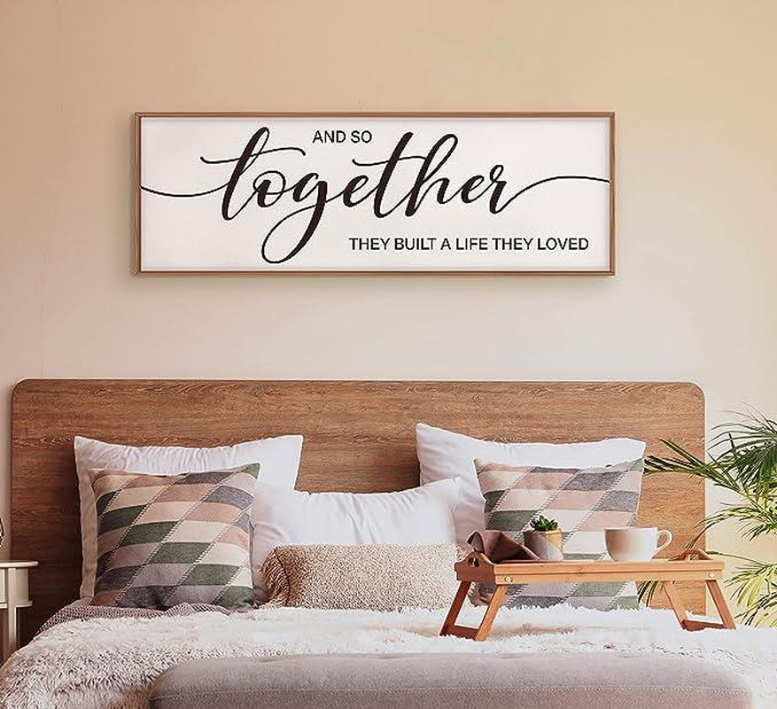 Graceview "And so Together They Built a Life They Loved" Framed Wall Decor for Home - Design Studios Direct