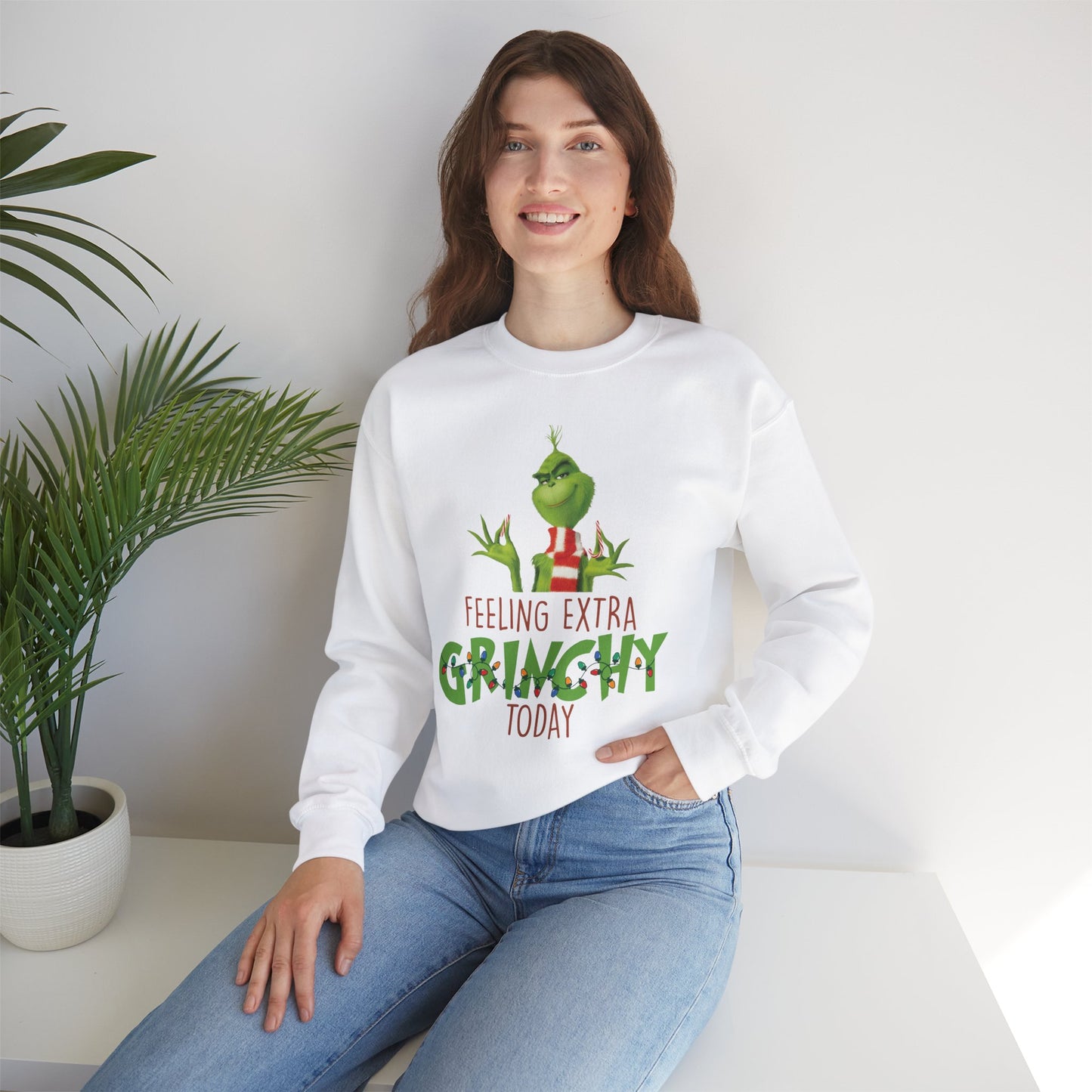 Grinchy Crewneck Sweatshirt - Design Studios Direct