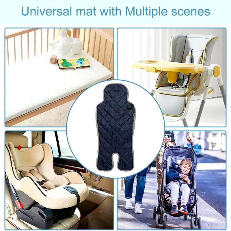 Winter Auto Car Seat Cover Mat for Baby Kids Children Warm Seat Heating Pad USB Universal Accessories Automobiles Seat Covers - Design Studios Direct