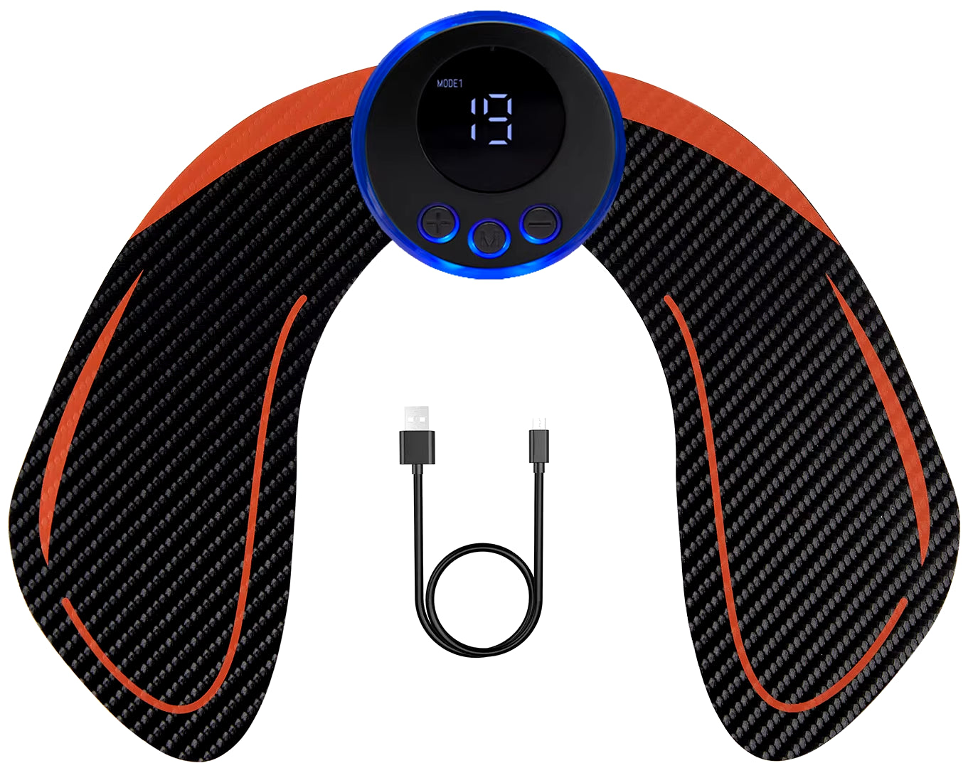 USB Rechargable EMS Muscle Stimulator Electric Massage Therapy Pain Relief Digital Meridian Full Body Massager Fitness - Design Studios Direct