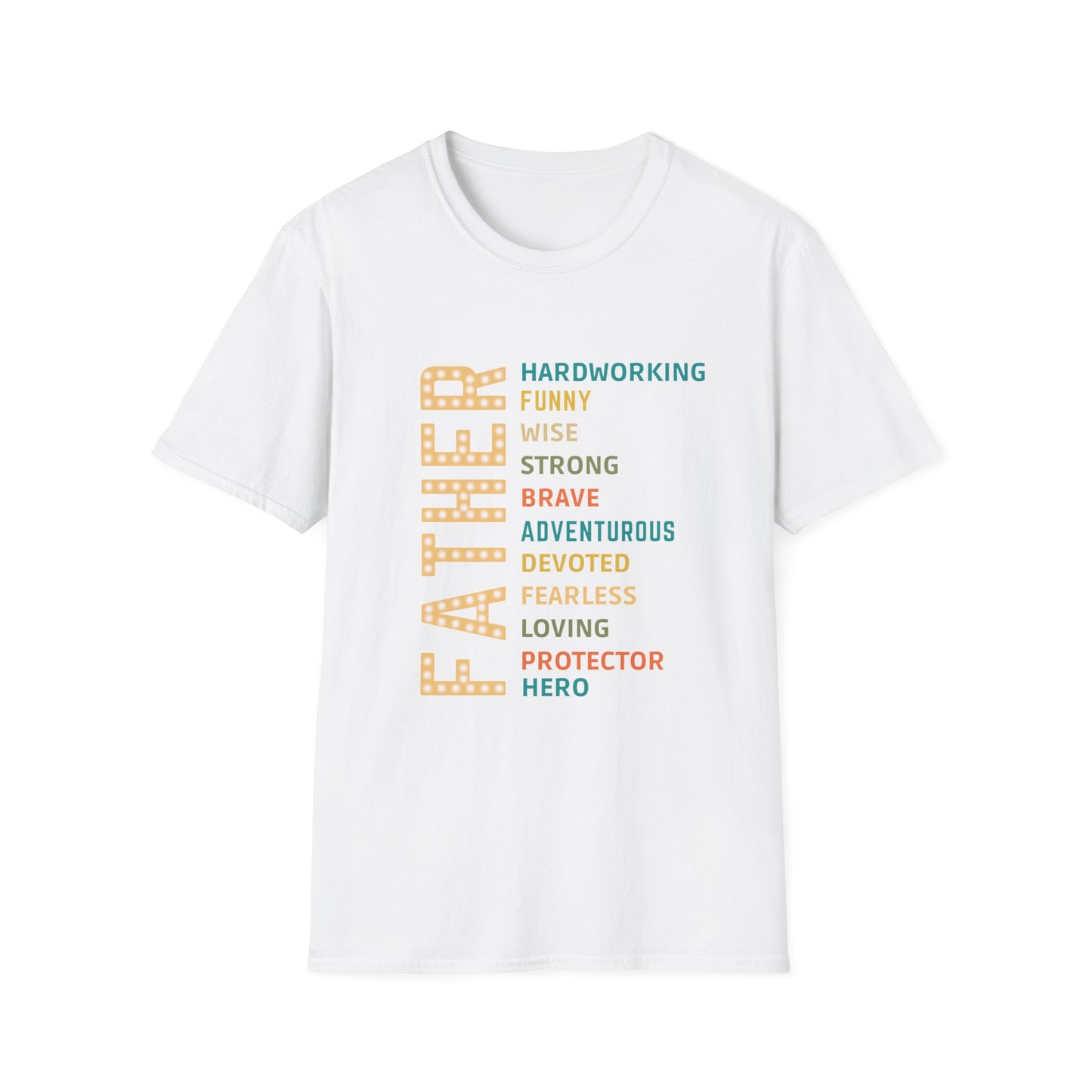 Father - Hero Protector Funny Wise | Men's Graphic Tee