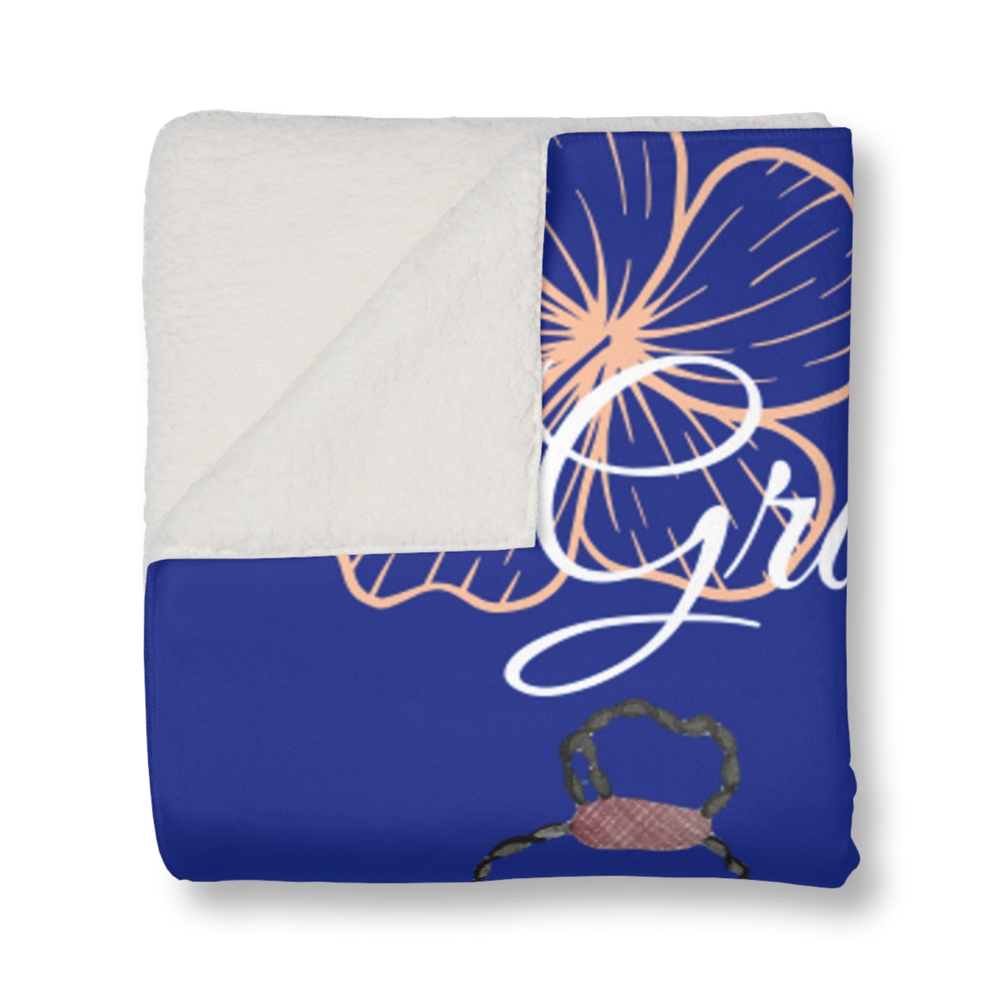 "To My Granddaughter" Sentimental Hug Blanket | Sherpa Blanket - Design Studios Direct