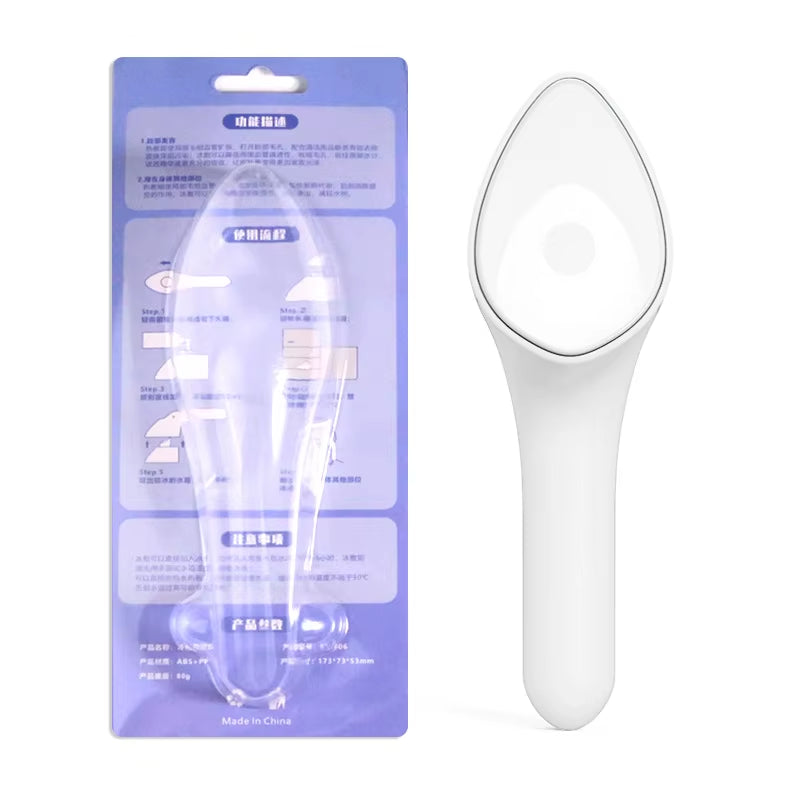 Cold and Hot Ice Compress Instrument Facial Dressing Instrument Small Iron Facial Massage Beauty Eye Cold Compress Instrument - Design Studios Direct
