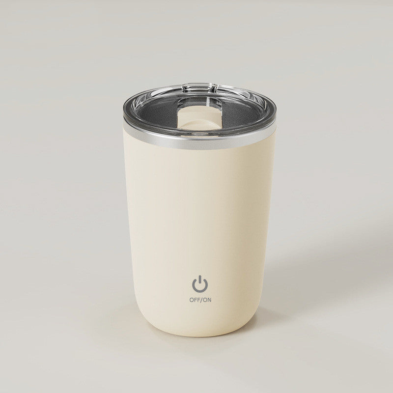 350ml Self-Stirring Electric Mug for Coffee, Milk, & Juice – Stainless Steel Magnetic Mixer - Design Studios Direct