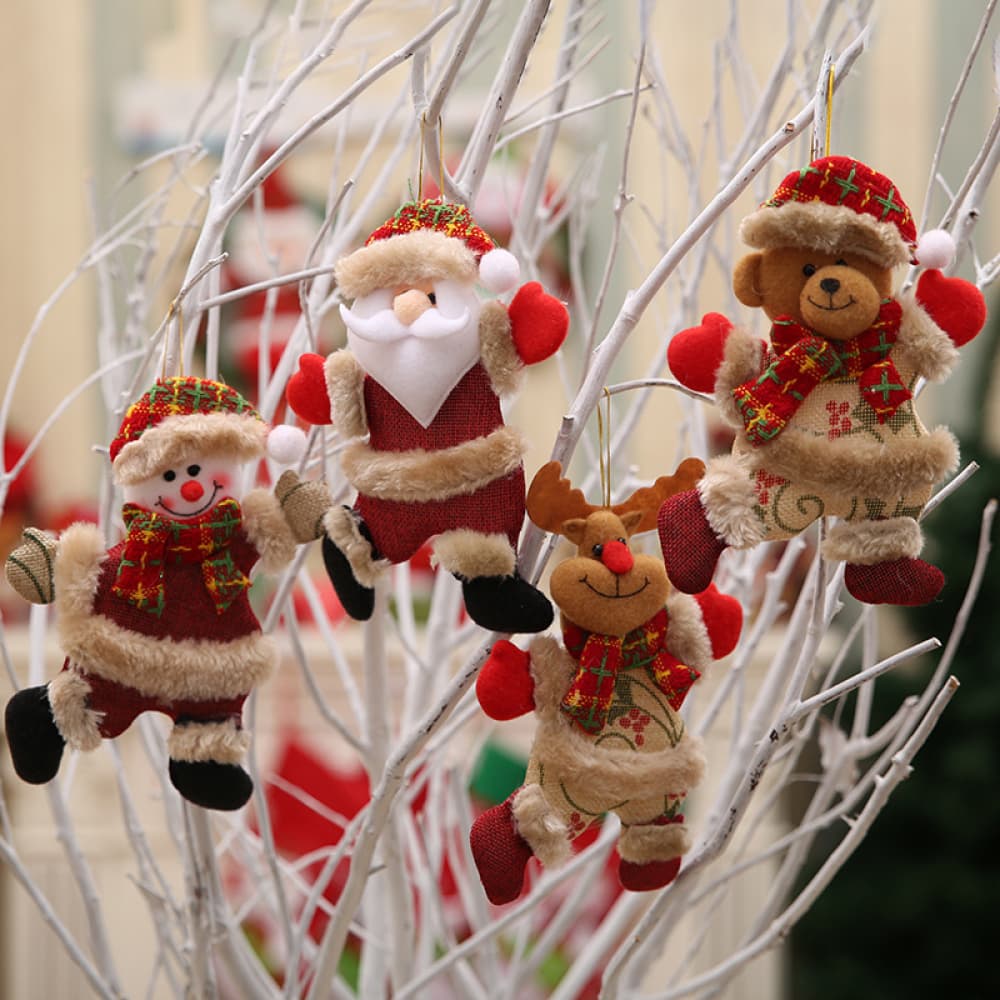 4-Piece Christmas Hanging Widgets - Design Studios Direct