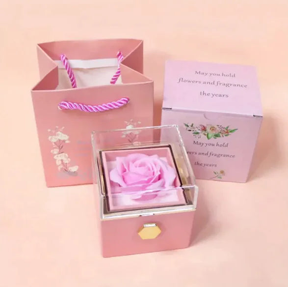 Adora Aura Eternal Rose Jewelry Box - Design Studios Direct