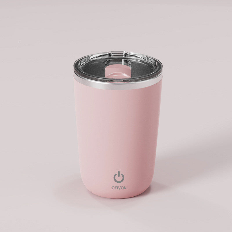350ml Self-Stirring Electric Mug for Coffee, Milk, & Juice – Stainless Steel Magnetic Mixer - Design Studios Direct