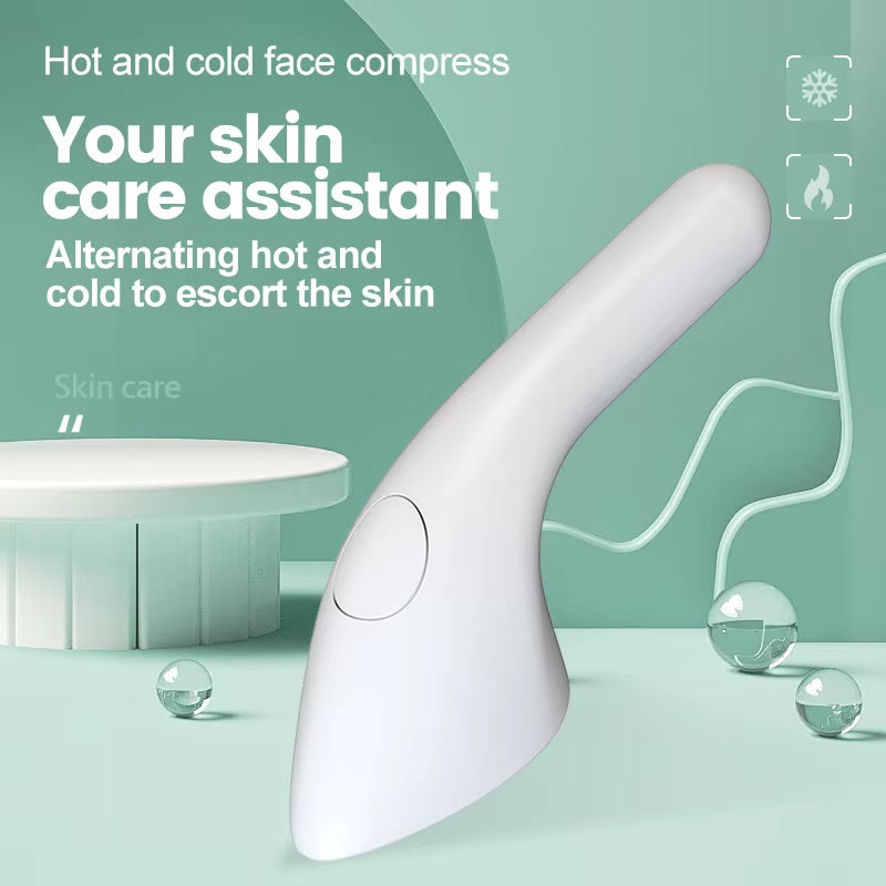 Cold and Hot Ice Compress Instrument Facial Dressing Instrument Small Iron Facial Massage Beauty Eye Cold Compress Instrument - Design Studios Direct