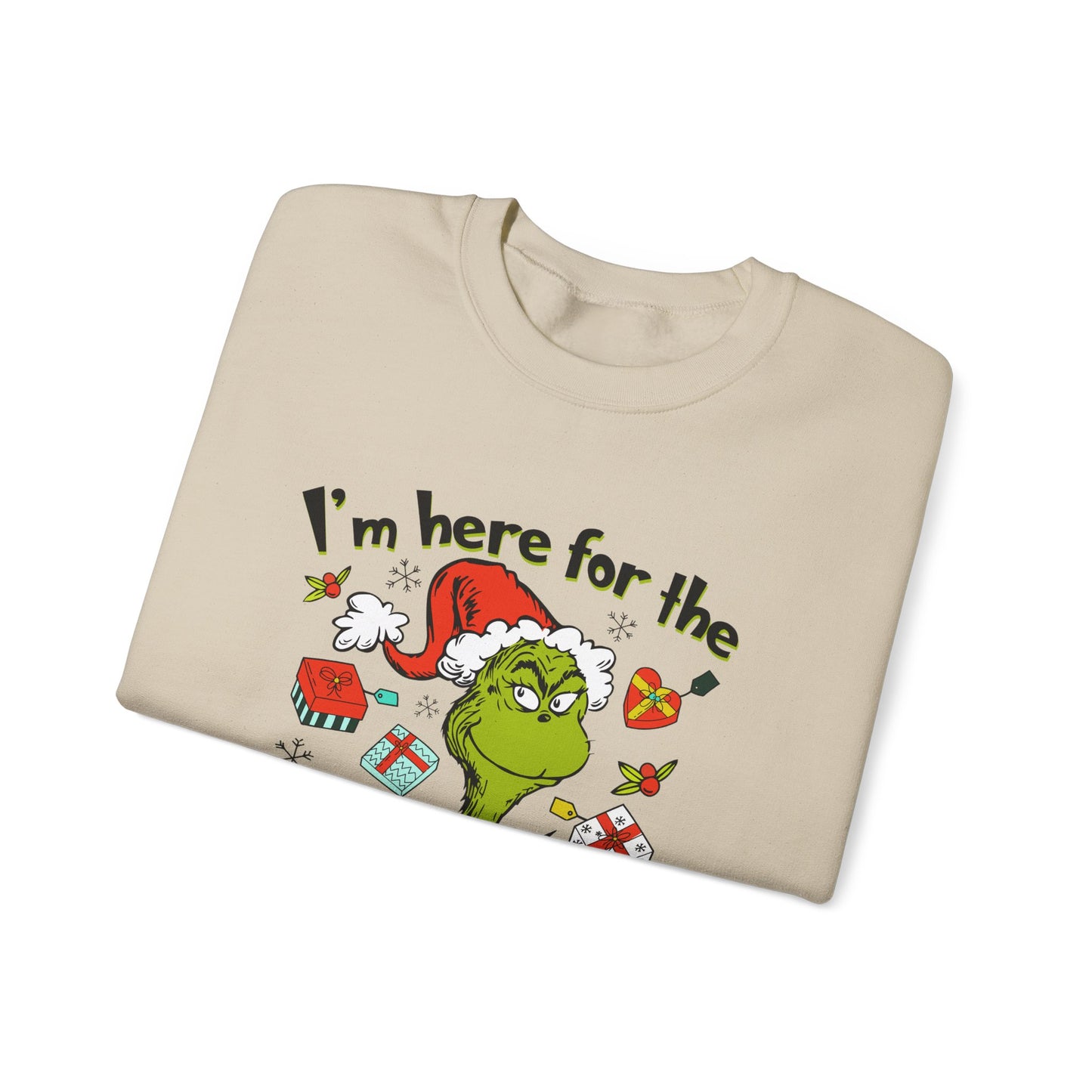 I'm Here Christmas Sweatshirt - Design Studios Direct