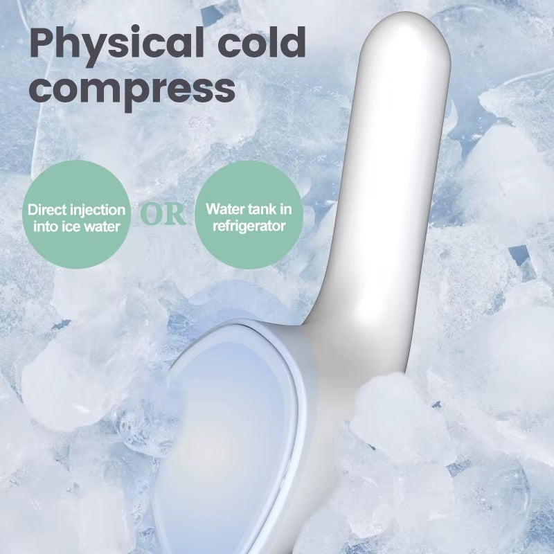 Cold and Hot Ice Compress Instrument Facial Dressing Instrument Small Iron Facial Massage Beauty Eye Cold Compress Instrument - Design Studios Direct