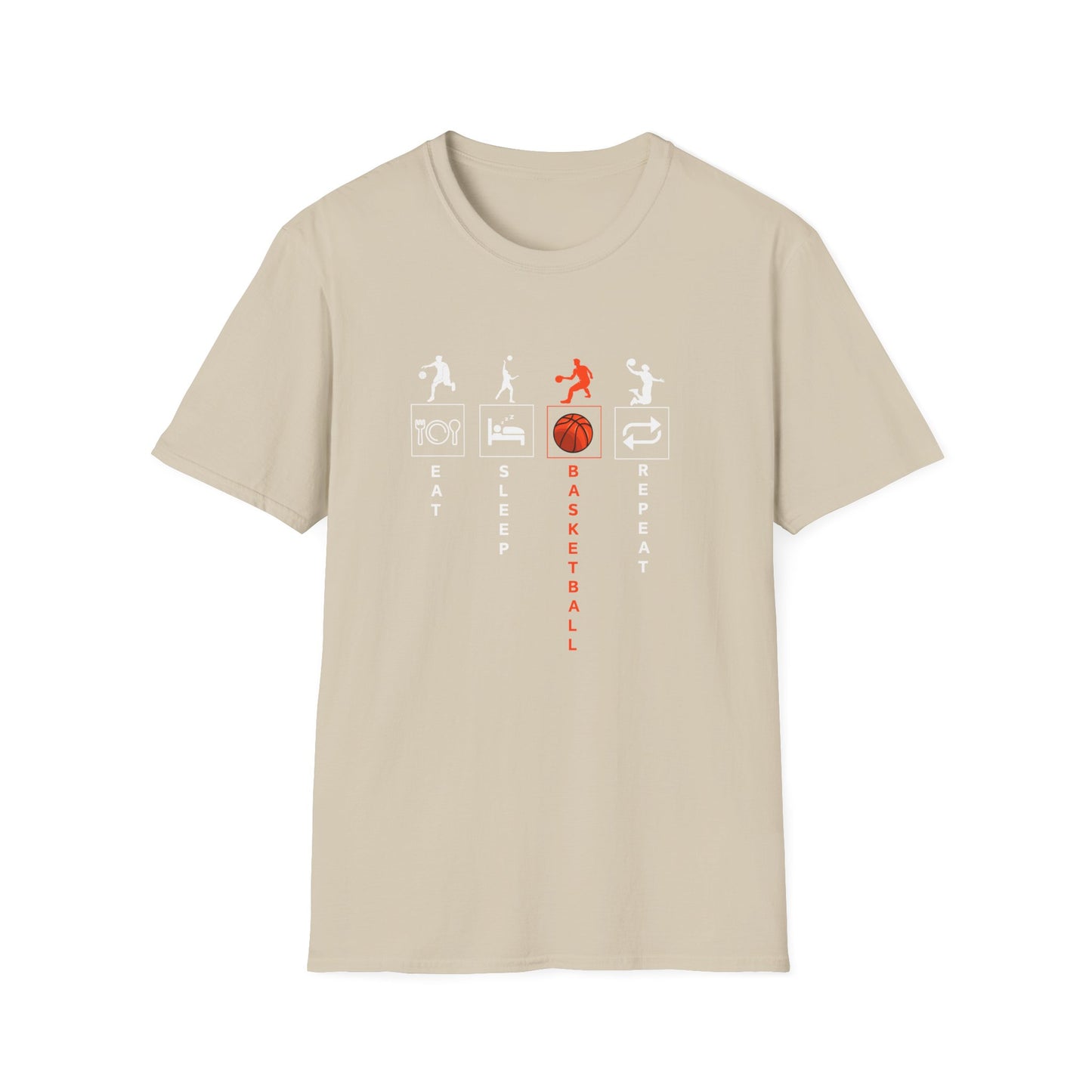 EAT SLEEP BASKETBALL REPEAT -T Shirt