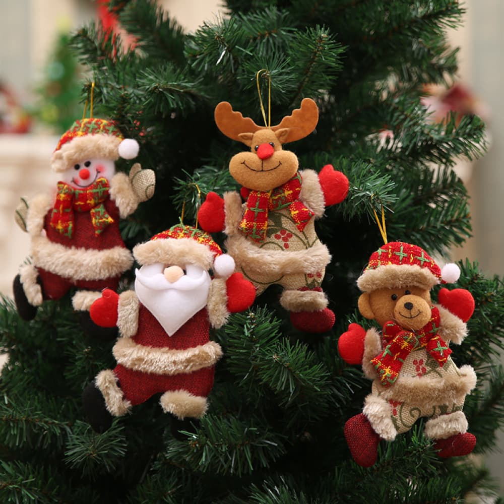 4-Piece Christmas Hanging Widgets - Design Studios Direct