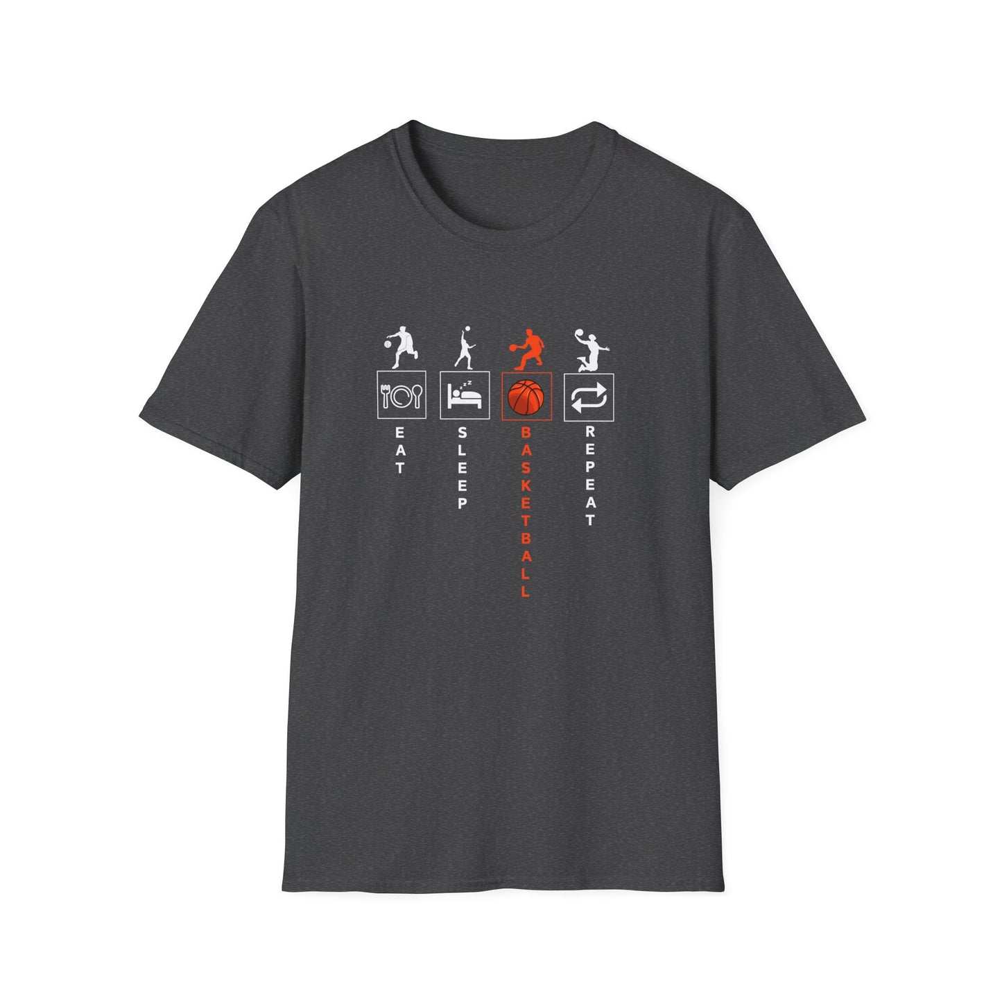 EAT SLEEP BASKETBALL REPEAT -T Shirt