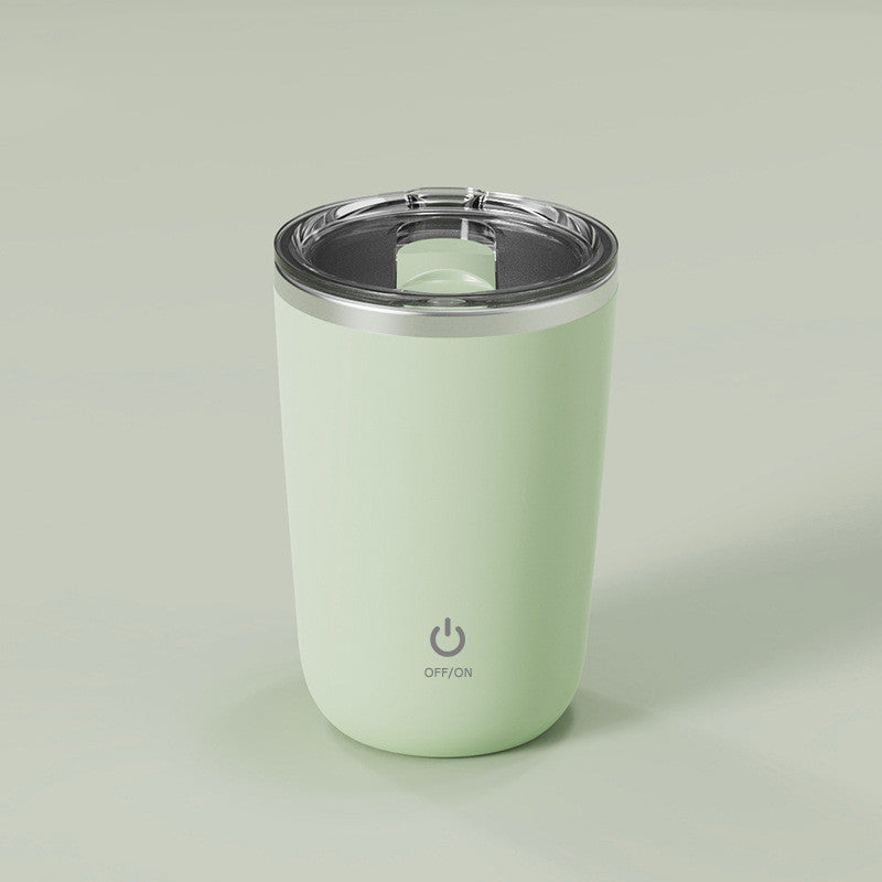 350ml Self-Stirring Electric Mug for Coffee, Milk, & Juice – Stainless Steel Magnetic Mixer - Design Studios Direct