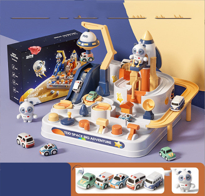 Puzzle Car Track Train Boys And Girls Toys Car Track Kids Toy - Design Studios Direct