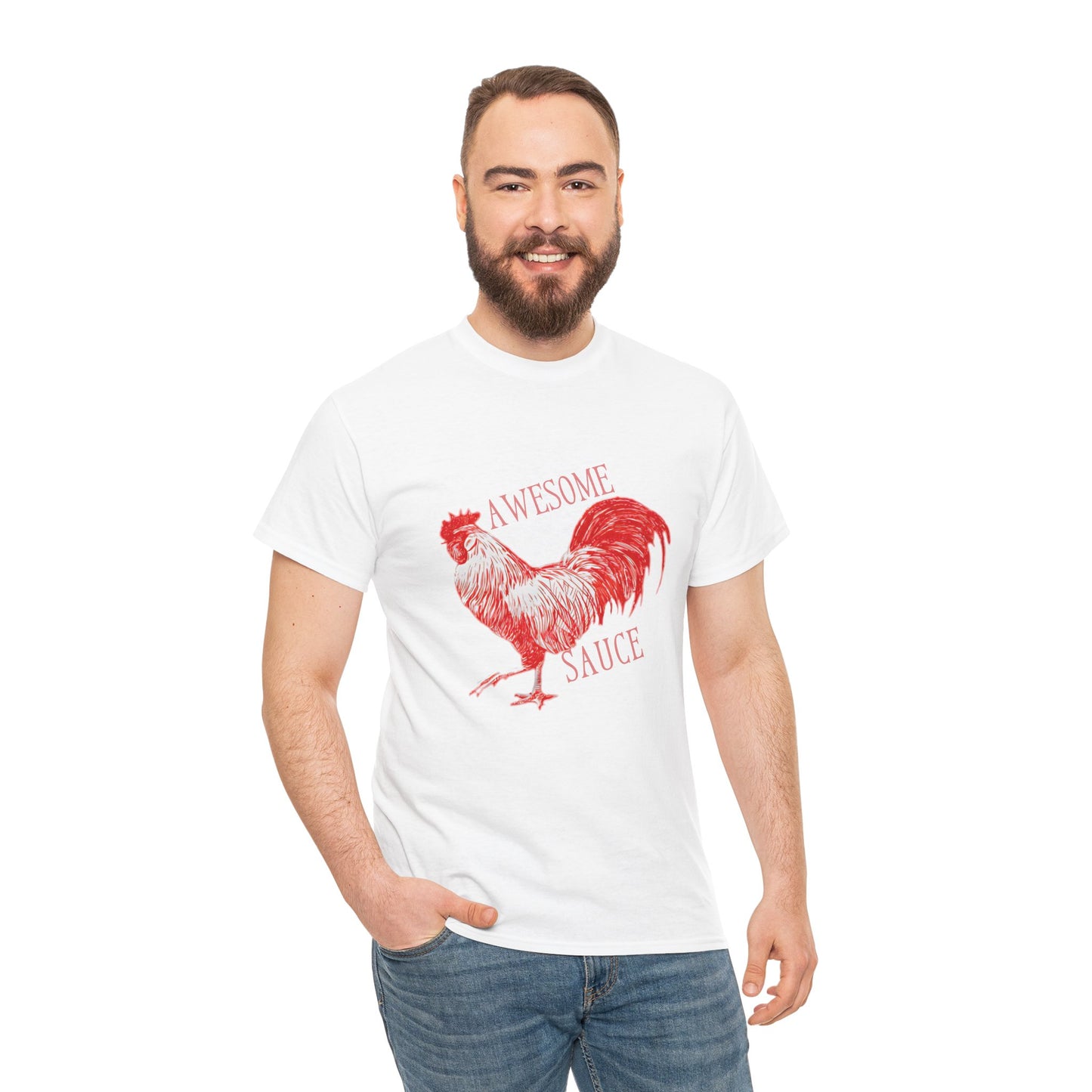 Awesome Sauce Rooster Cotton Tee
