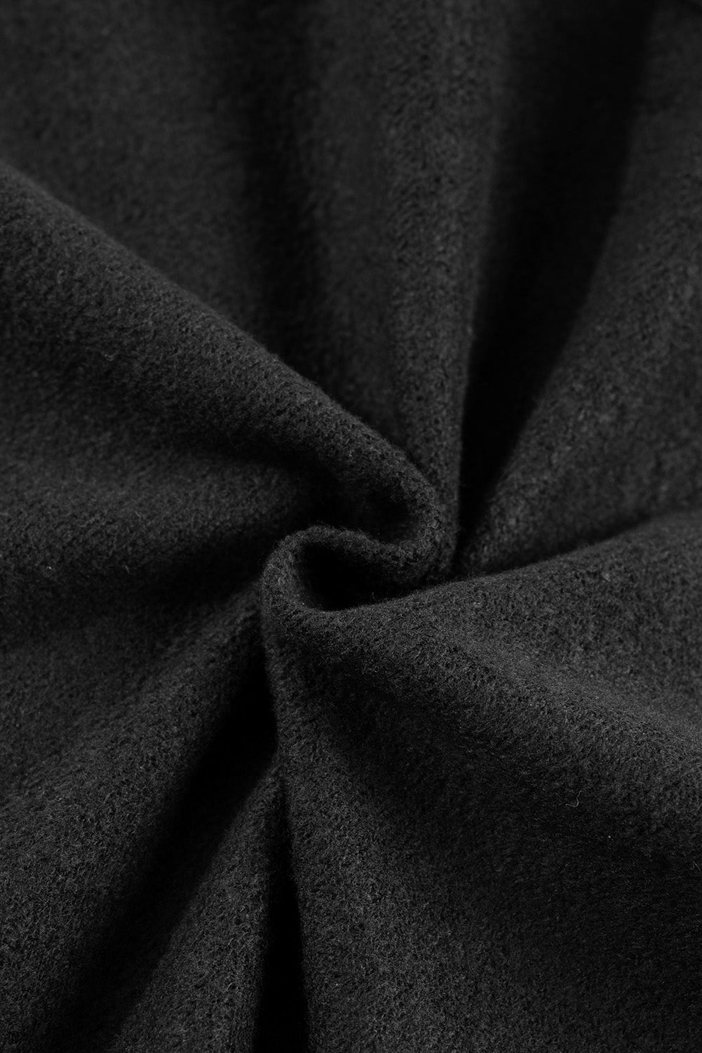Black Zip Up Stand Collar Ribbed Thumbhole Sleeve Sweatshirt - Design Studios Direct