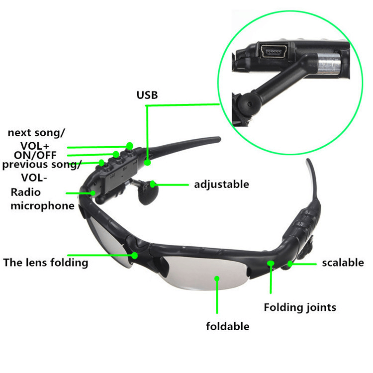 Bluetooth Sunglasses Symphony - Design Studios Direct