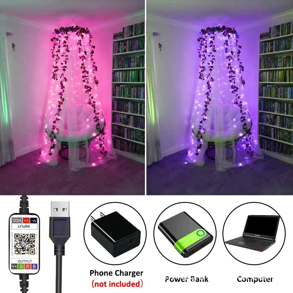 Smart Bluetooth LED String Lights - Design Studios Direct