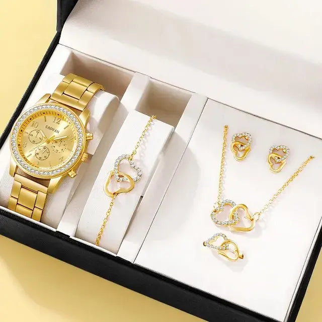 Rose Gold Luxury Watch Set - Design Studios Direct