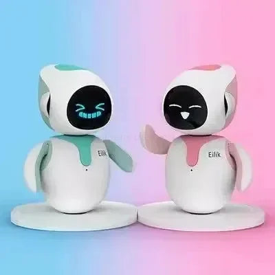 Smart Robot Ai Interactive Robots Emo Accompany Spanish Voice Electronic Toys Mini Desktop Compatible for Android Ios - Design Studios Direct