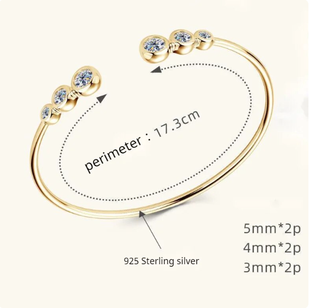 1.8 Carat Diamond Moissanite Bracelet - Design Studios Direct