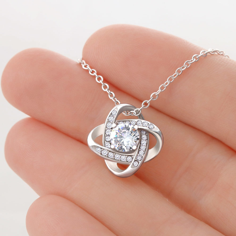 So In Love, My Beautiful Future Wife - Love Knot Necklace