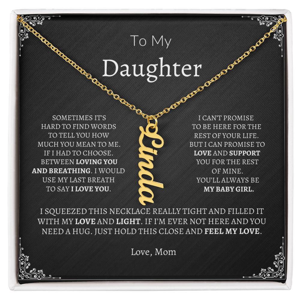 If I Had To Choose, Name Necklace - Design Studios Direct