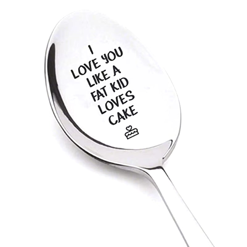 Valentines Day Gift Stainless Steel Milk Coffee Spoons Love Letter Wedding Souvenirs Anniversary Gift for Girlfriend Boyfriend - Design Studios Direct