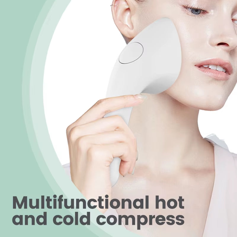 Cold and Hot Ice Compress Instrument Facial Dressing Instrument Small Iron Facial Massage Beauty Eye Cold Compress Instrument - Design Studios Direct