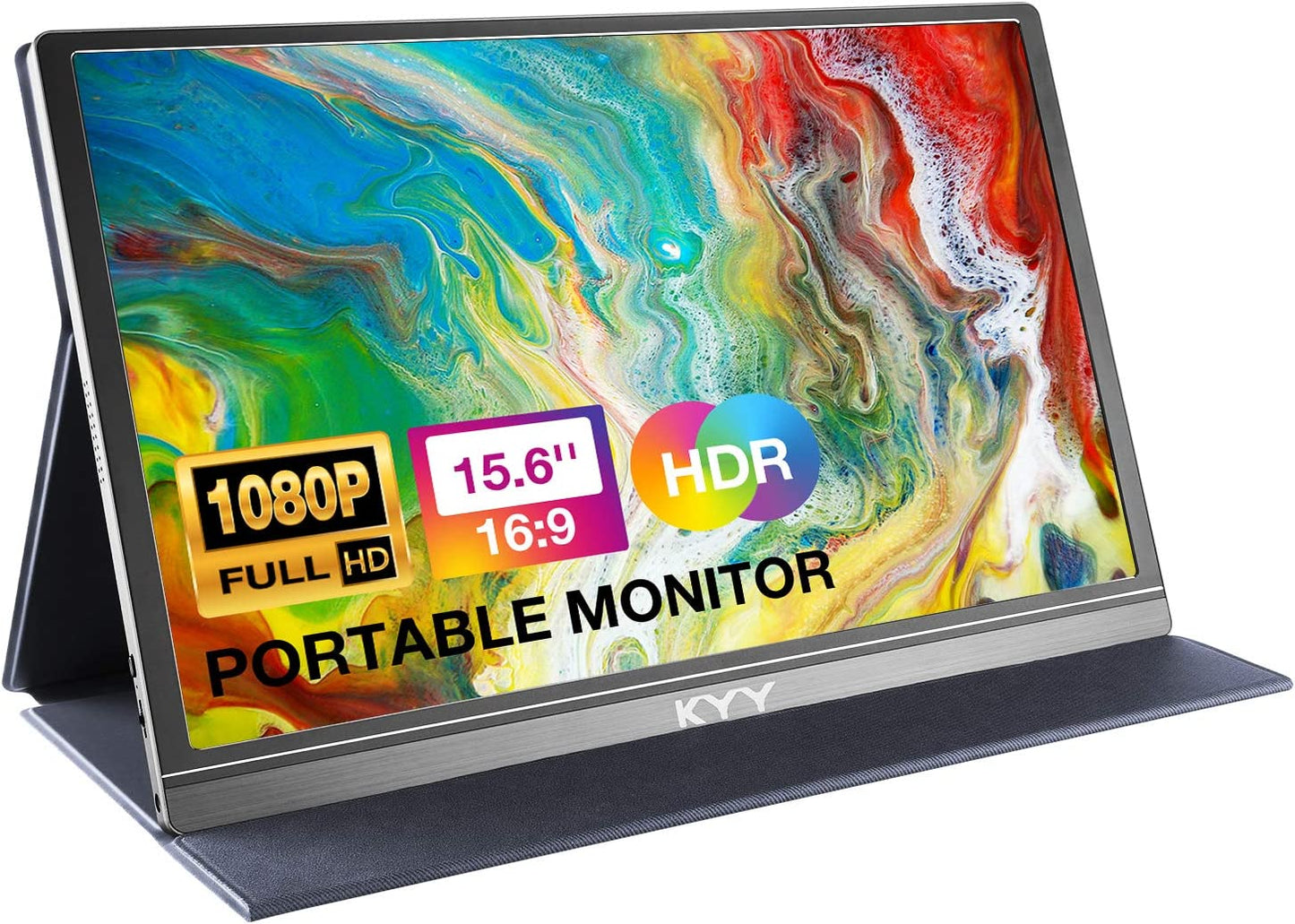 15.6” 1080P FHD Portable Gaming Monitor with HDR, USB-C & HDMI Compatibility - Design Studios Direct